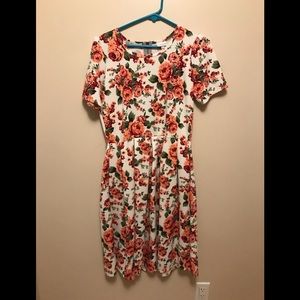 LulaRoe floral Amelia dress